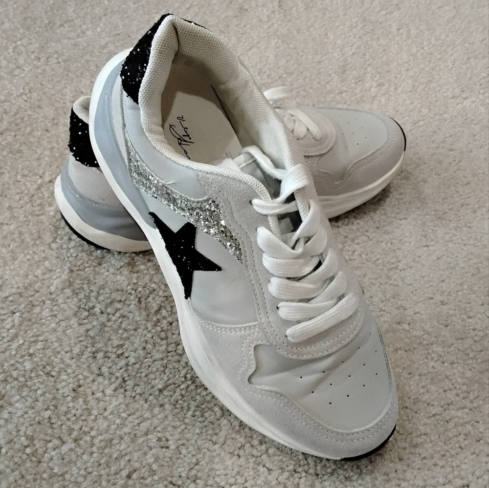 Vintage Havana Embellished Leather Sneakers